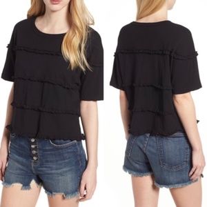 🖤 Current/Elliott Claudia black top size 0